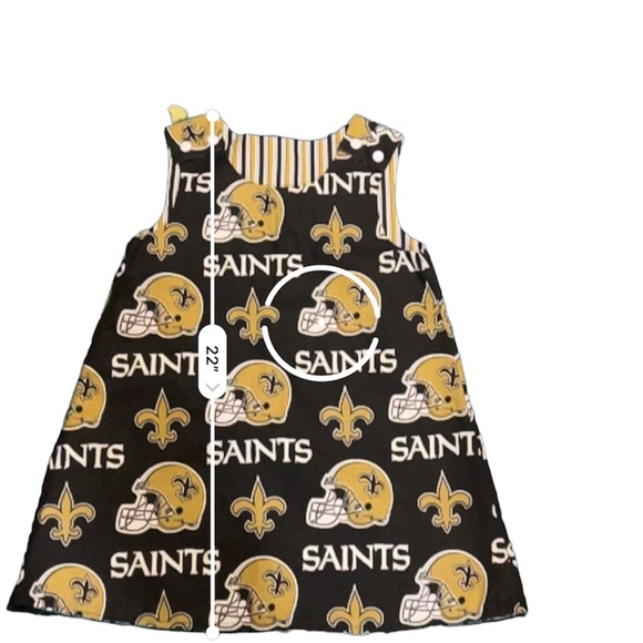 Saints dress for girls - Picture 3 of 3